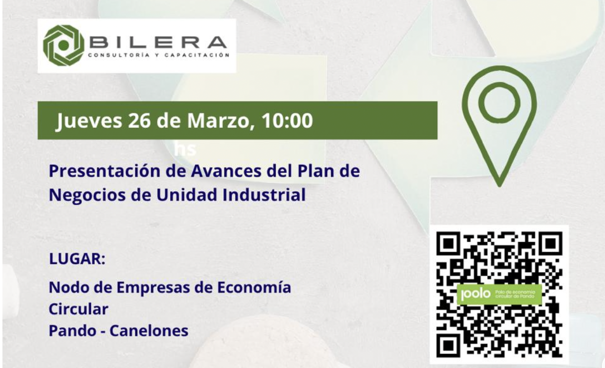 Presentación de avances del Plan de Negocios — Nodo de Economía Circular, Pando